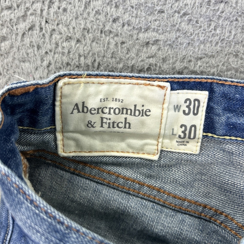 Abercrombie & Fitch Blue Straight Men Jeans - Picture 5 of 11